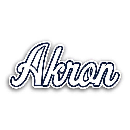 2 (Pieces) 3" and 5" Akr0n Zips Sticker, Waterproof Vinyl Decals for Many Purpose Like Cars, Trucks,