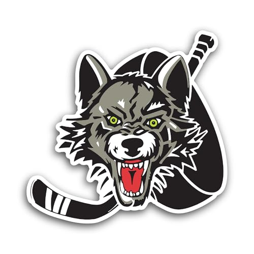 2 (Pieces) 3" and 5" Chicag0 Wolves Sticker, Waterproof Vinyl Decals for Many Purpose Like Cars, Tru