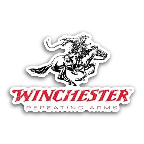 2 (Pieces) 3" and 5" W1nchester Repeating Arms Sticker, Waterproof Vinyl Decals for Many Purpose Lik