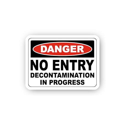 2 (Pieces) 3" and 5" No Message Sticker, Waterproof Vinyl Decals for Many Purpose Like Cars, Trucks,