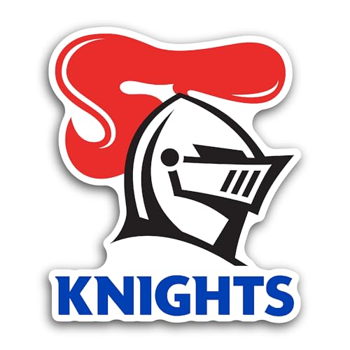 2 (Pieces) 3" and 5" Newcastle Kn1ghts Sticker, Waterproof Vinyl Decals for Many Purpose Like Cars, 