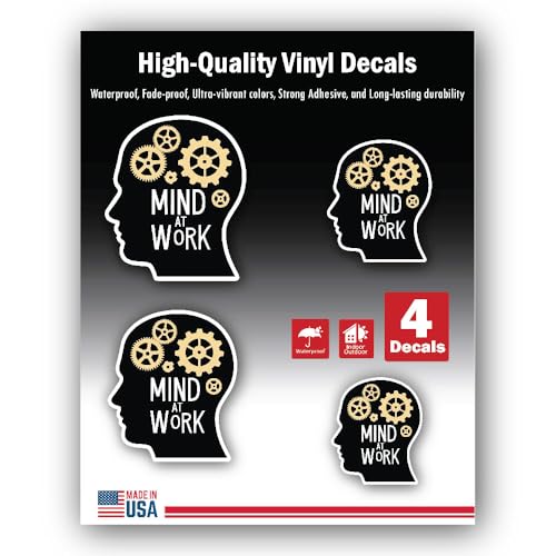 2 (Pieces) 3" and 5" Stickers n Decals Empowered - Motivational Sticker Vinyl Decal Sticker, Waterpr