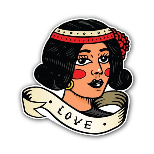 2 (Pieces) 3" and 5" Ugly Pumpkin Face Sticker, Waterproof Vinyl Decals for Many Purpose Like Cars, 
