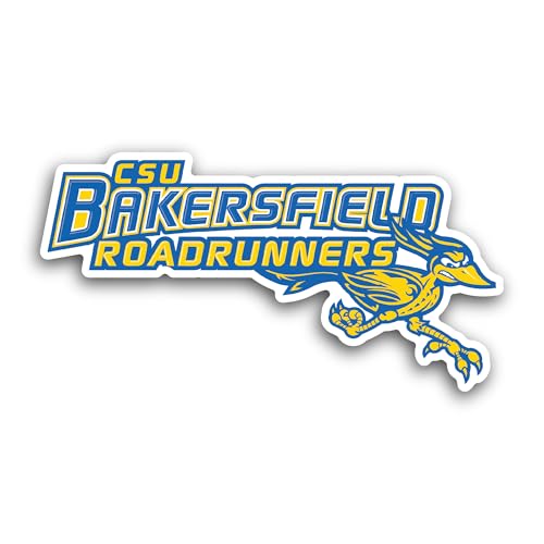 2 (Pieces) 3" and 5" CSU Bakersfield R0adrunners Sticker, Waterproof Vinyl Decals for Many Purpose L