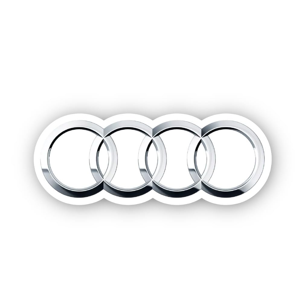 2 (Pieces) 3" and 5" Bold Fun Drifting Text Sticker, Waterproof Vinyl Decals for Many Purpose Like C