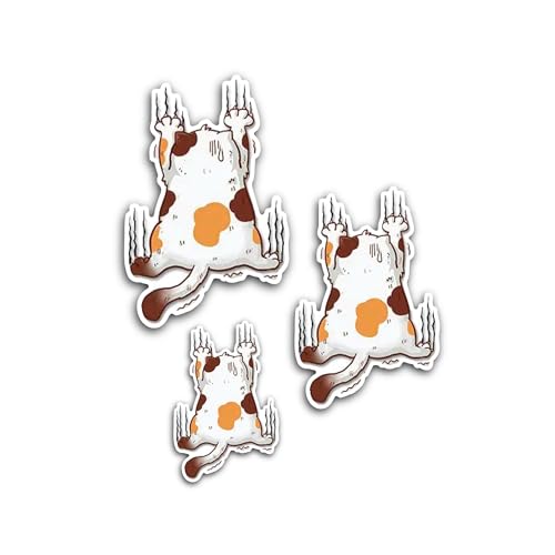 2 (Pieces) 3" and 5" Banana Fish Sticker, Waterproof Vinyl Decals for Many Purpose Like Cars, Trucks