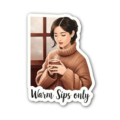 2 (Pieces) 3" and 5" Forest Night Camp Scene Sticker, Waterproof Vinyl Decals for Many Purpose Like 
