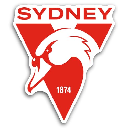 2 (Pieces) 3" and 5" Sydney Sw@ns Decal Sticker, Waterproof Vinyl Decals for Many Purpose Like Cars,