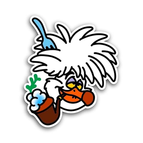 2 (Pieces) 3" and 5" Cartoon R00ster Sticker, Waterproof Vinyl Decals for Many Purpose Like Cars, Tr