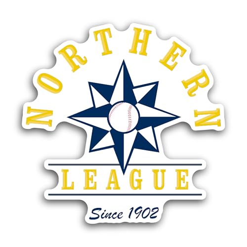 2 (Pieces) 3" and 5" N0rthern League Sticker, Waterproof Vinyl Decals for Many Purpose Like Cars, Tr