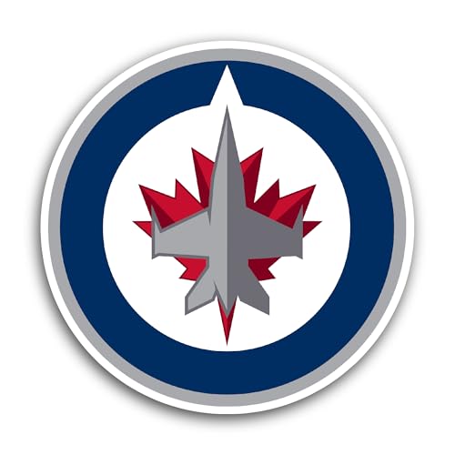 2 (Pieces) 3" and 5" Winnipeg J3ts Sticker, Waterproof Vinyl Decals for Many Purpose Like Cars, Truc