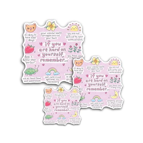 2 (Pieces) 3" and 5" Simply Clean Script Decal Sticker, Waterproof Vinyl Decals for Many Purpose Lik