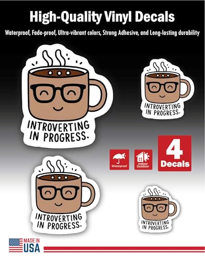 Inspirational Quote - Smile More Motivational Sticker Vinyl Decal Motivation Stickers- 5" Vinyl Stic