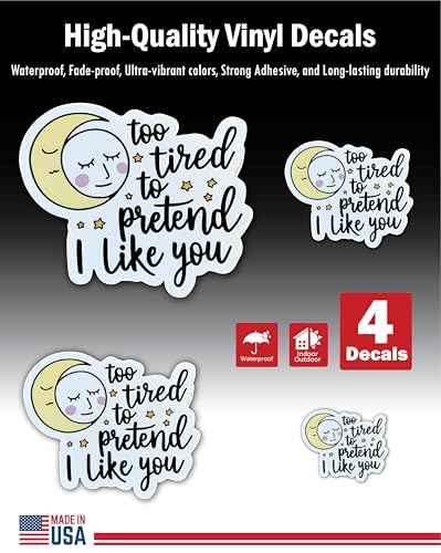 2 (Pieces) 3" and 5" Stickers n Decals Drink Herbal Tea - Motivational Sticker Vinyl Decal Sticker, 