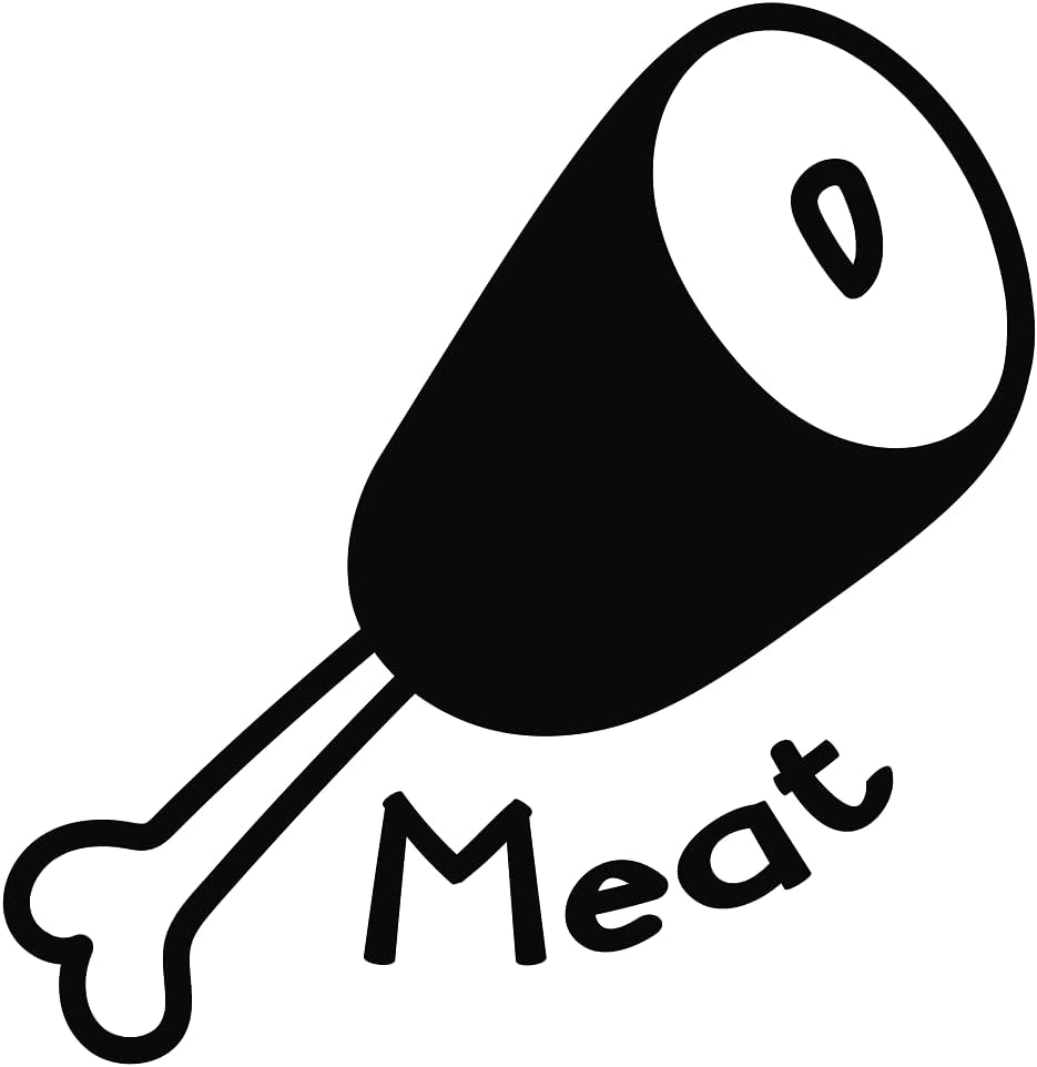 Inspirational Quote Meat Motivational Sticker Vinyl Decal Motivation Stickers- 5" Vinyl Sticker Waterproof