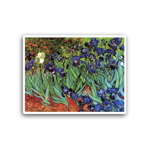 2 (Pieces) 3" and 5" Flowers Art Sticker, Waterproof Vinyl Decals for Many Purpose Like Cars, Trucks
