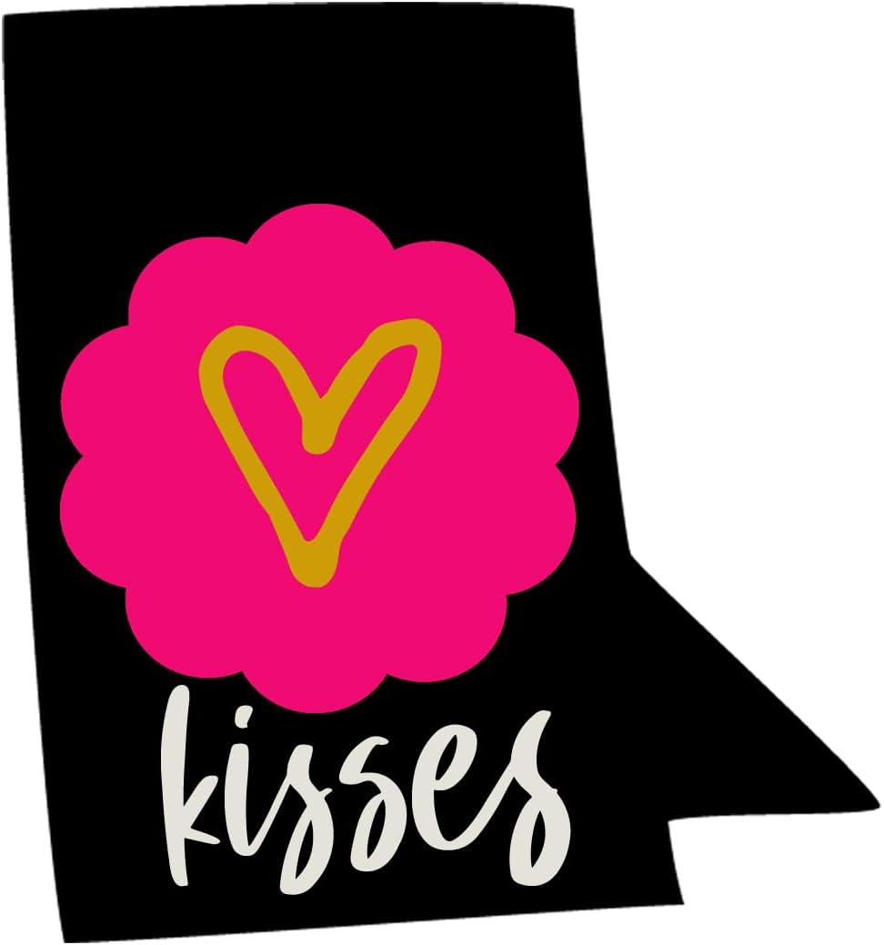 Inspirational Quote Kisses Motivational Sticker Vinyl Decal Motivation Stickers- 5" Vinyl Sticker Waterproof