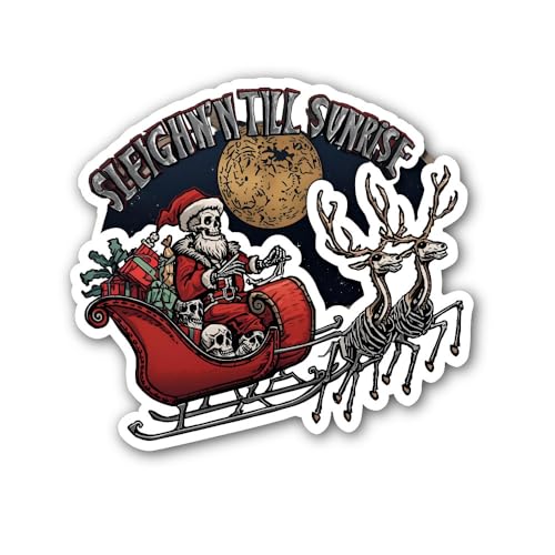 2 (Pieces) 3" and 5" Silent Co. Bell Graphi Sticker, Waterproof Vinyl Decals for Many Purpose Like C