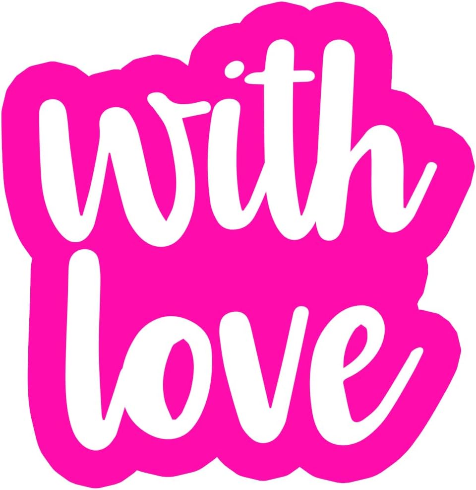 Inspirational Quote with Love Motivational Sticker Vinyl Decal Motivation Stickers- 5" Vinyl Sticker Waterproof