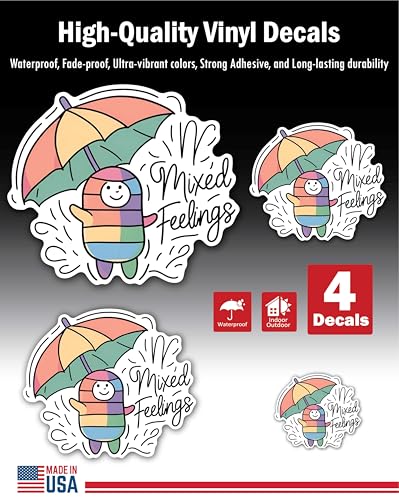 Inspirational Quote Think Positive Motivational Sticker Vinyl Decal Motivation Stickers- 5" Vinyl St