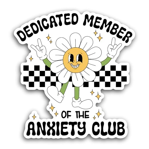 2 (Pieces) 3" and 5" Dedicated Member Sticker, Waterproof Vinyl Decals for Many Purpose Like Cars, T