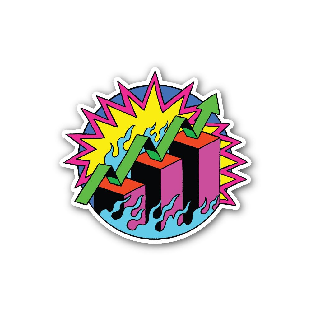 Girls Partying Sticker - 5" Vinyl Sticker Waterproof