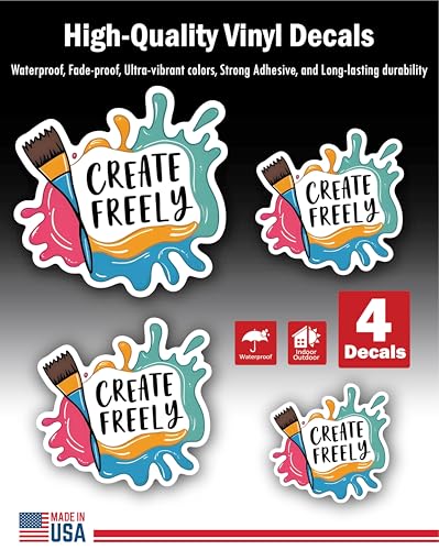 Inspirational Quote Grateful Motivational Sticker Vinyl Decal Motivation Stickers- Choose in 3”, 5” 