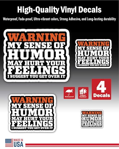 2 (Pieces) 3" and 5" Stickers n Decals Sarcasm Just one of The Many Services I Offer - Motivational 