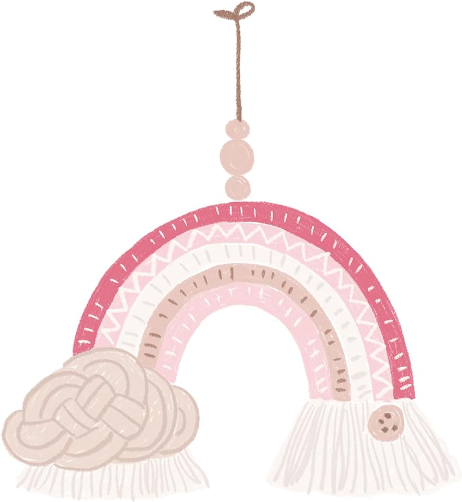 Inspirational Quote Boho Baby Rainbow Decorative Motivational Sticker Vinyl Decal Motivation Stickers- 5" Vinyl Sticker Waterproof