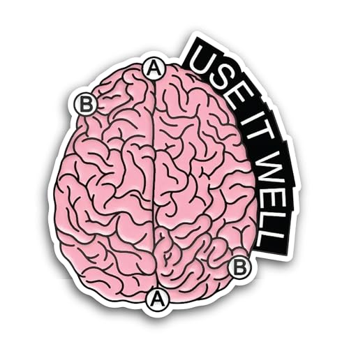 2 (Pieces) 3" and 5" Use It Well Sticker, Waterproof Vinyl Decals for Many Purpose Like Cars, Trucks