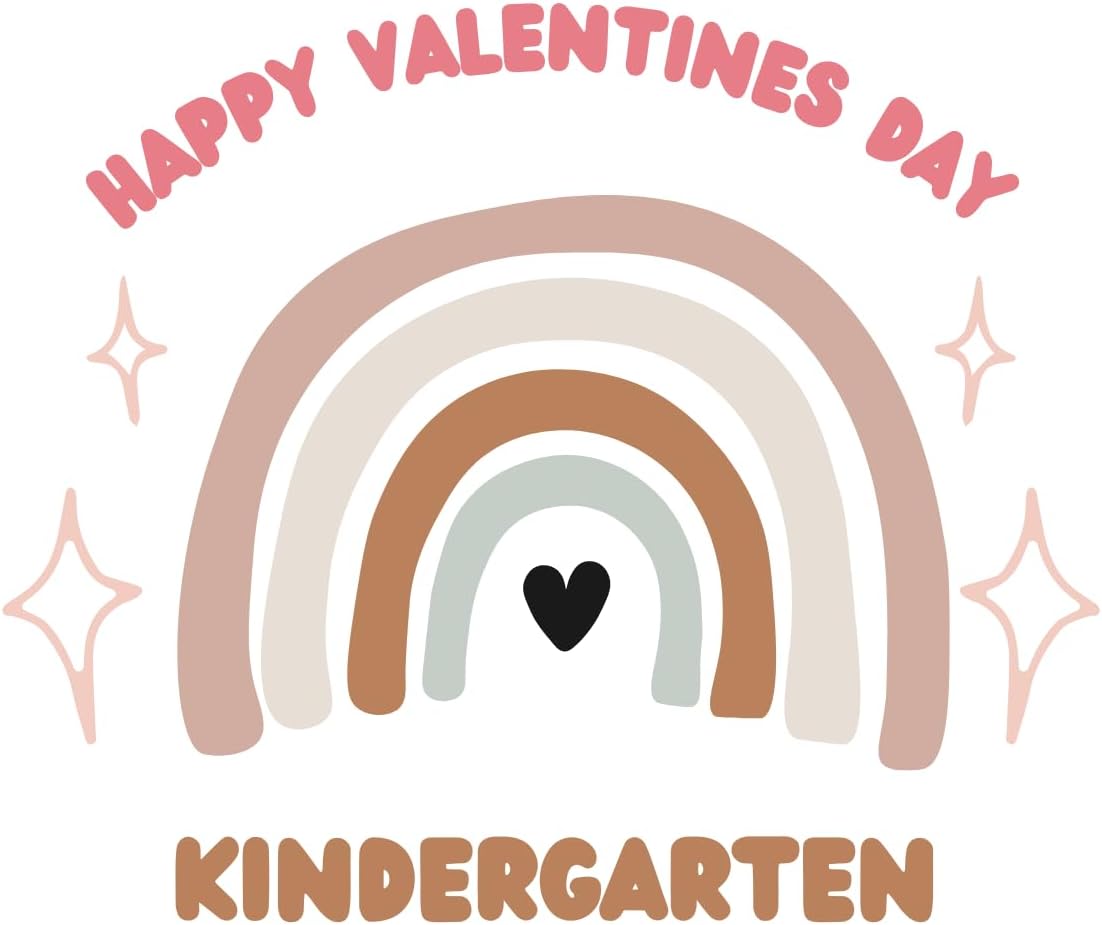 Inspirational Quote Happy Valentine Day Kindergarten Motivational Sticker Vinyl Decal Motivation Stickers- 5" Vinyl Sticker Waterproof