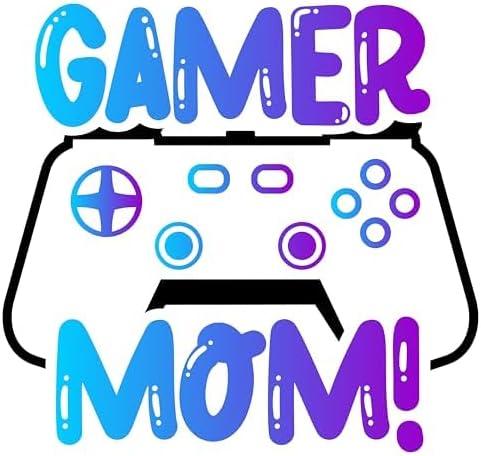 Inspirational Quote Gamer Mom Motivational Sticker Vinyl Decal Motivation Stickers- 5" Vinyl Sticker Waterproof