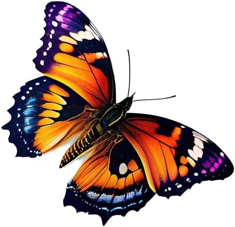 Inspirational Quote "Multicolor Butterfly" Motivational Sticker Vinyl Decal Motivation Stickers- 5" Vinyl Sticker Waterproof