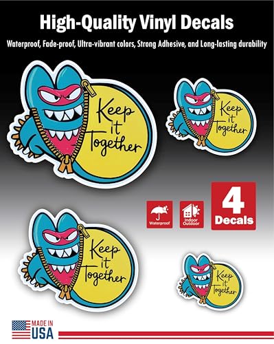 Inspirational Quote Groovy Motivational Sticker Vinyl Decal Motivation Stickers- Choose in 3”, 5” or