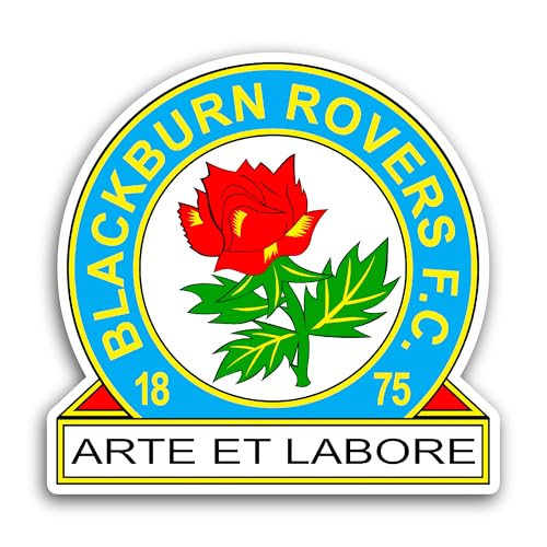 2 (Pieces) 3" and 5" Bl@ckburn R0vers Sticker, Waterproof Vinyl Decals for Many Purpose Like Cars, T