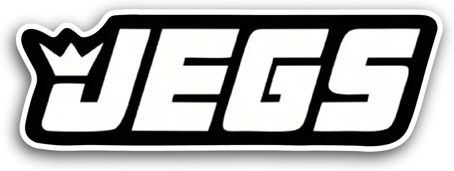 2 (Pieces) 3" and 5" Jegs Sticker, Waterproof Vinyl Decals for Many Purpose Like Cars, Trucks, Laptops, Phones, Windows and More