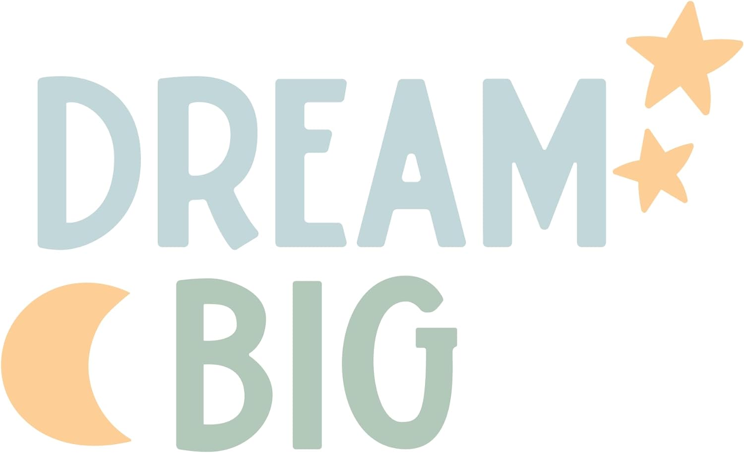 Inspirational Quote "Dream Big" Motivational Sticker Vinyl Decal Motivation Stickers- 5" Vinyl Sticker Waterproof