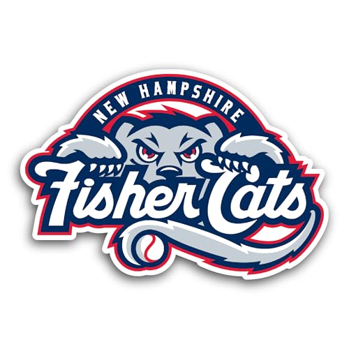 2 (Pieces) 3" and 5" N3w Hampshire Fisher Cats Decal Sticker, Waterproof Vinyl Decals for Many Purpo