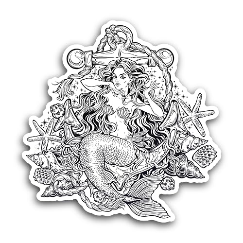 2 (Pieces) 3" and 5" Thinking Sticker, Waterproof Vinyl Decals for Many Purpose Like Cars, Trucks, L