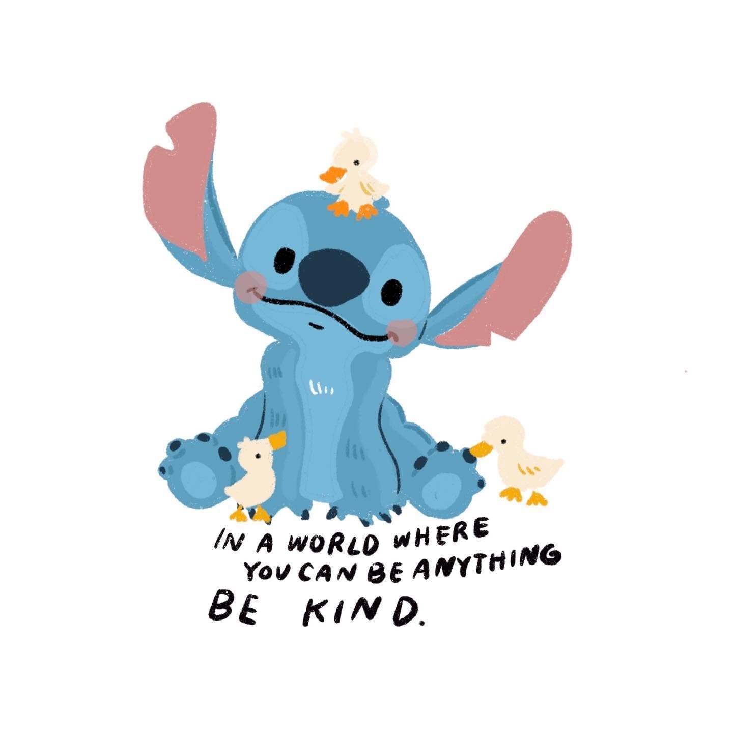 in a World Where You can be Anything be Kind - 5" Vinyl Sticker Waterproof