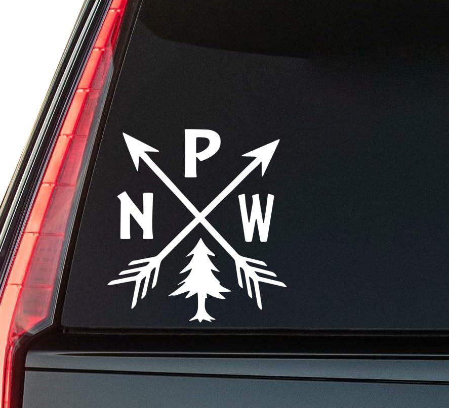 2 (Pieces) 3" and 5" Vintage Timepiece Sticker, Waterproof Vinyl Decals for Many Purpose Like Cars, 