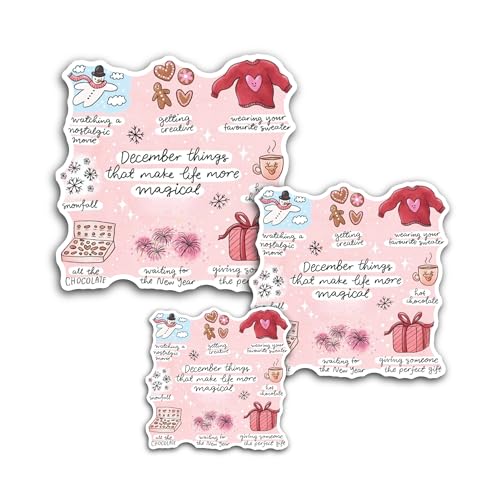 2 (Pieces) 3" and 5" Pink Hashtag Dope Speech Bubble Sticker, Waterproof Vinyl Decals for Many Purpo