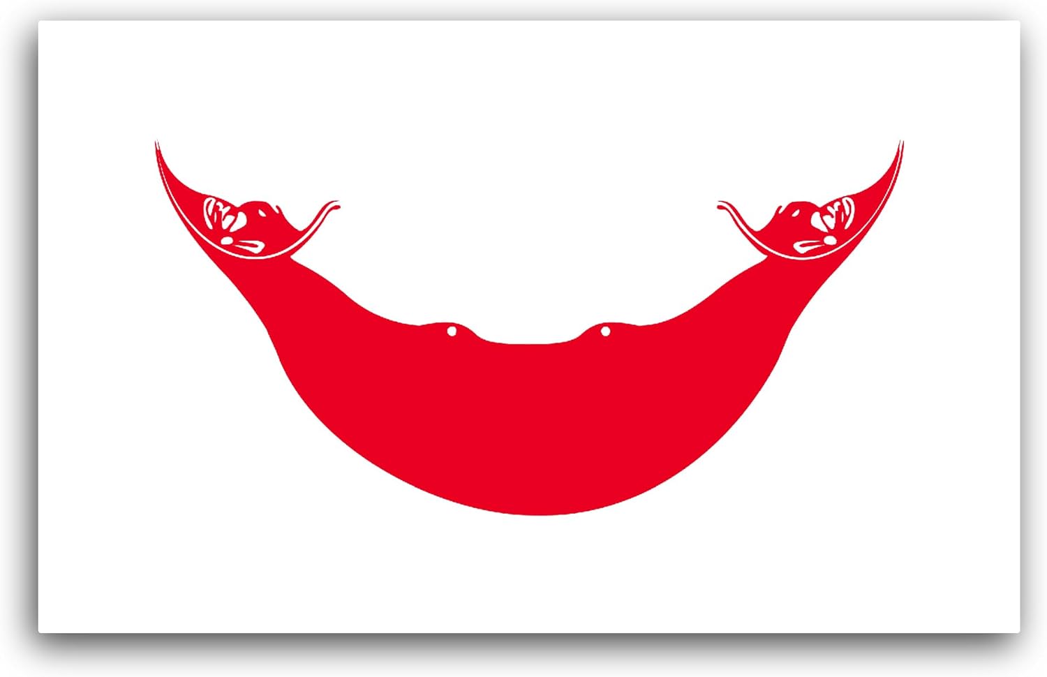 2 (Pieces) 3" and 5" Esater Island - Rapa NUI Flag Sticker, Waterproof Vinyl Decals for Many Purpose Like Cars, Trucks, Laptops, Phones, Windows and More