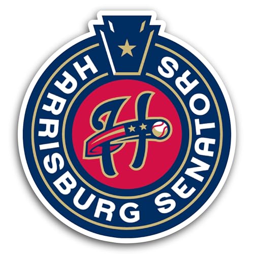 2 (Pieces) 3" and 5" Harr1sburg Logo Decal Sticker, Waterproof Vinyl Decals for Many Purpose Like Ca