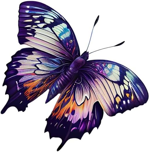 Inspirational Quote "Multicolor Butterfly" Motivational Sticker Vinyl Decal Motivation Stickers- 5" Vinyl Sticker Waterproof