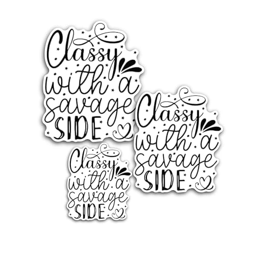 2 (Pieces) 3" and 5" Circle Shape Mother's Day Sticker, Waterproof Vinyl Decals for Many Purpose Lik