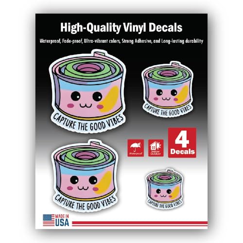2 (Pieces) 3" and 5" Stickers n Decals Enjoy The Little Things - Motivational Sticker Vinyl Decal St