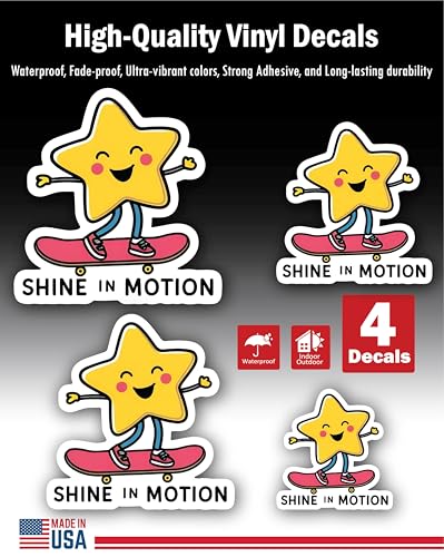 2 (Pieces) 3" and 5" Stickers n Decals Collect Beautiful Moments Great Gift - Motivational Sticker V