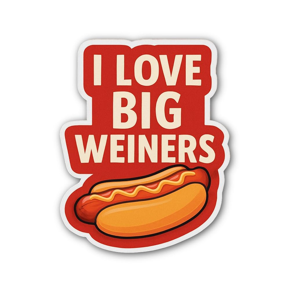 2 (Pieces) 3" and 5" Cute Monster Donut Sticker, Waterproof Vinyl Decals for Many Purpose Like Cars,