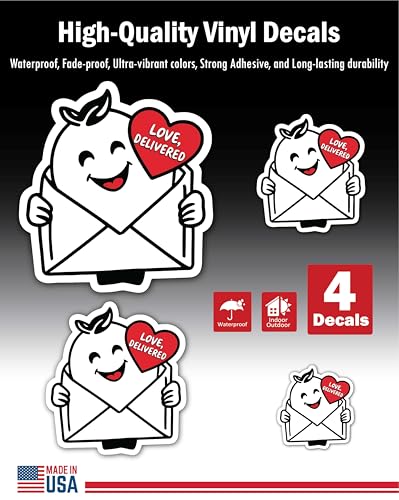 2 (Pieces) 3" and 5" Stickers n Decals Be Kind to Yourself - Motivational Sticker Vinyl Decal Sticke